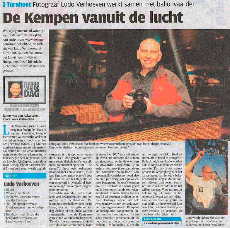 Het Nieuwsblad — 24/25.01.2009